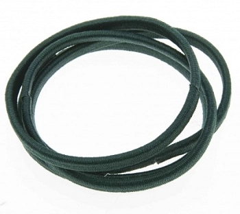 Резинки для волос midi плоские, графит 8 шт