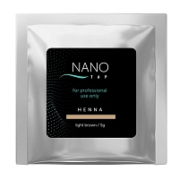 Хна для бровей в саше, светло-коричневый / NanoTap light brown 5 гр, NANO TAP