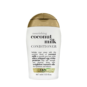 OGX Кондиционер питательный с кокосовым молоком тревел-формат / Travelsize Nourishing Coconut Milk Conditioner 88,7 мл