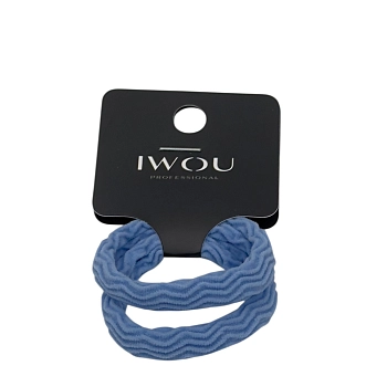 Резинка для волос Волна голубая 2шт