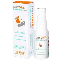 Средство косметическое для интимной гигиены / Intimate Spray 50 мл, DRY DRY