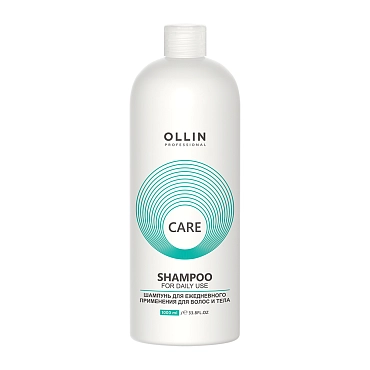 OLLIN PROFESSIONAL Шампунь для ежедневного применения для волос и тела / CARE 1000 мл