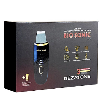 GEZATONE Прибор ультразвуковой для ухода за кожей лица Bio Sonic 1007, фото 3