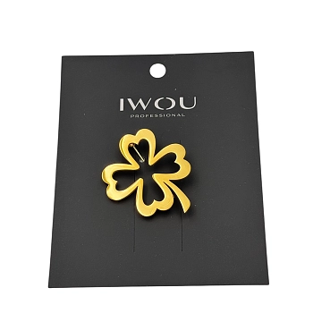 IWOU PROFESSIONAL Брошь Золотой клевер, фото 2