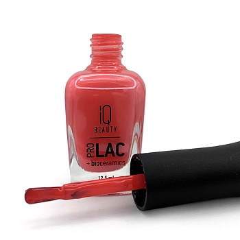 IQ BEAUTY 039 лак профессиональный укрепляющий для ногтей с биокерамикой / Nail polish PROLAC+bioceramics 12,5 мл, фото 2