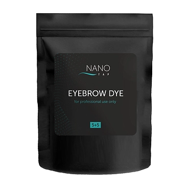 NANO TAP Краска для бровей в саше, серо-коричневый / NanoTap, grey brown 5+5, 150 гр