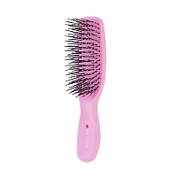 I LOVE MY HAIR Щетка парикмахерская для волос Spider Soft 1503, розовая матовая S, фото 3
