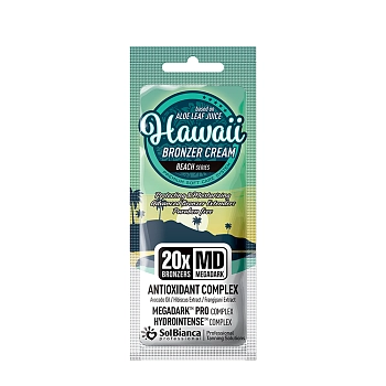 Крем-автозагар с маслом авокадо, экстрактами гибискуса и франжипани / Hawaii 20х bronzers 15 мл