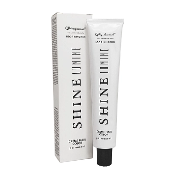 GERA Professional 6 краска для волос перманентная аммиачная / Shine Lumine 60 мл, фото 2