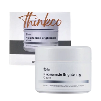 THINKCO Крем освежающий с ниацинамидом / Thinkco Niacinamide Brightening Cream 50 мл, фото 2