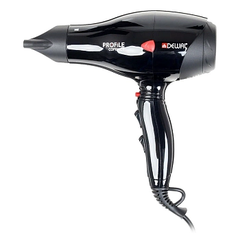 DEWAL PROFESSIONAL Фен Profile Compact черный, ионизация, 2 насадки, 2000 Вт, фото 9
