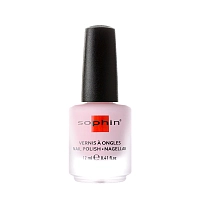 0369 лак для ногтей, бежево-розовый / No-Make UP Natural Pink 12 мл, SOPHIN