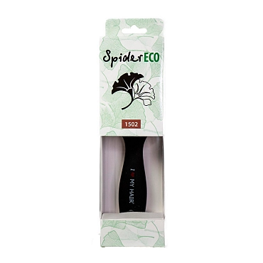I LOVE MY HAIR Щетка парикмахерская для волос Spider Soft 1502, черная матовая L