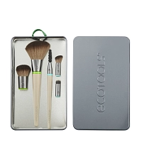 ECOTOOLS Набор кистей для макияжа (5 сменных насадок + 2 ручки) Interchangeables Daily Essentials Total Face Kit, фото 3