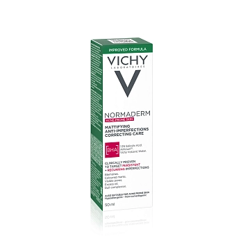 VICHY Крем корректирующий против несовершенств / Normaderm 50 мл, фото 3