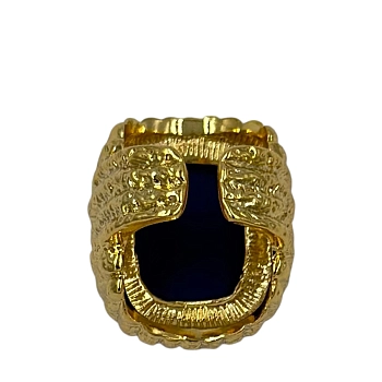 IWOU PROFESSIONAL Кольцо Барон/ индиго в золоте, фото 3