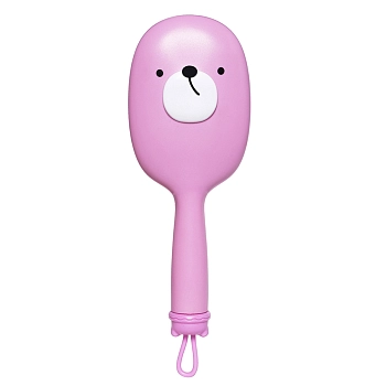 SOLOMEYA Расческа массажная для волос милый мишка, розовая / Cute Bear Massage Hair Brush Pink, фото 4