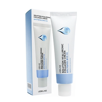 LEBELAGE Крем пептидный для лица с коллагеном и гиалуроновой кислотой / Lebelage Solution Hyaluronic 50 мл, фото 2