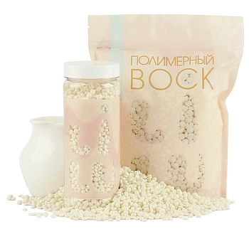 LILU Воск полимерный в гранулах в банке, плотный Milk / LILU 300 гр, фото 2