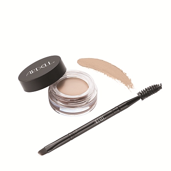 Помада влагостойкая для бровей, светло-коричневый (с кистью) 3 г