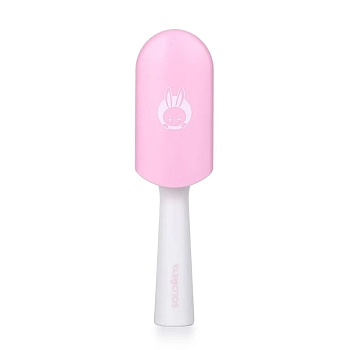 SOLOMEYA Расческа для чувствительной кожи головы в футляре, розовая / Hair Brush for sensitive scalp Pink, фото 4
