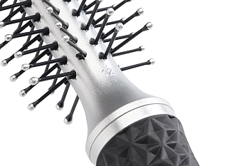 OLIVIA GARDEN Брашинг ESSENTIAL BLOWOUT SOFT Double Bristles Silver 10 мм, фото 3