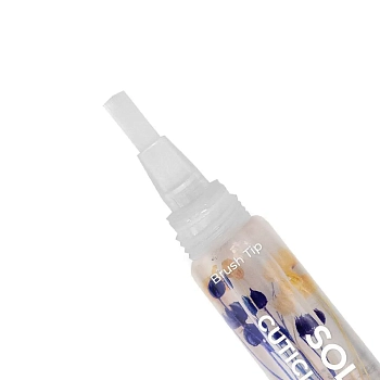 SOLOMEYA Масло для кутикулы и ногтей с цветами Горная лаванда / Cuticle and Nail oil with flowers Mountain Lavender 10 мл, фото 3
