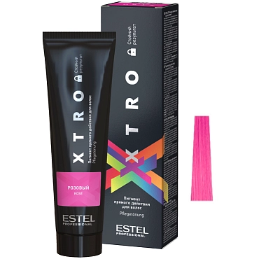 ESTEL PROFESSIONAL Пигмент прямого действия для волос, розовый / XTRO BLACK 100 мл