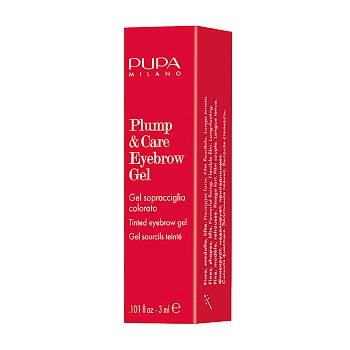 PUPA Гель для бровей, тон 003 темный коричневый / PLUMP & CARE EYEBROW GEL 3 мл, фото 2