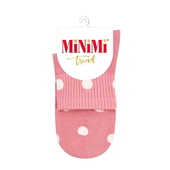 Носки женские с высокой резинкой в горошек Rosa Antico 39-41 / MINI TREND 4209