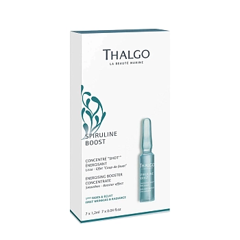 Концентрат энергизирующий для сияния и коррекции морщин / SPIRULINE BOOST 7*1,2 мл