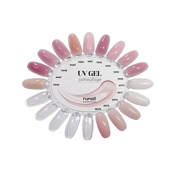 RUNAIL УФ-гель камуфлирующий, розовая карамель 15 г, фото 3