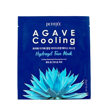 Маска гидрогелевая с охлаждающим эффектом для лица / Agave Cooling Hydrogel Face Mask 32 гр