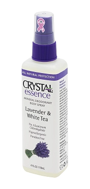 CRYSTAL Дезoдорант-спрей, лаванда и белый чай / Crystal Sprey Lavender & White Tea 118 мл
