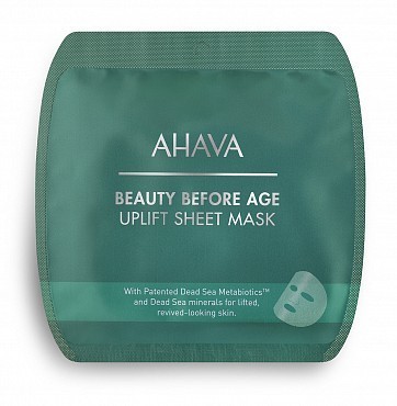 AHAVA Маска тканевая с подтягивающим эффектом для лица / Beauty Before Age 1 шт