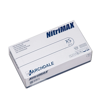 ЧИСТОВЬЕ Перчатки нитрил белые XS / NitriMax 100 шт, фото 2