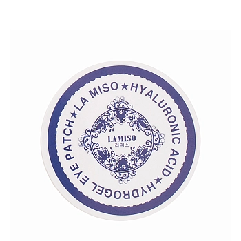 Маска гидрогелевая с гиалуроновой кислотой для кожи вокруг глаз / LA MISO 60 шт