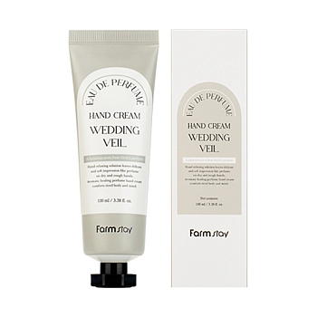 FARMSTAY Крем парфюмированный для рук с экстрактом дикой вишни / EAU DE PERFUME HAND CREAM WEDDING VEIL 100 мл, фото 2