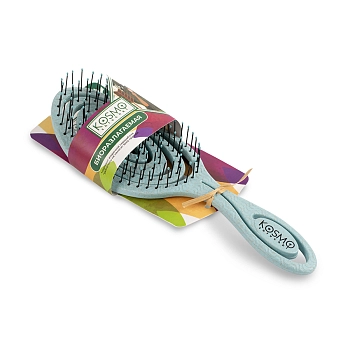 KOSMO SHTUCHKI Расчёска спиральная 5440-M2, голубая / KOSMO SHTUCHKI, фото 2