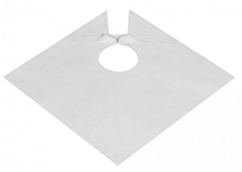 Пелерина полиэтиленовая 400 мм 20 мкр прозрачная 50 шт