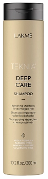 LAKME Шампунь восстанавливающий для поврежденных волос / DEEP CARE SHAMPOO 300 мл, фото 1