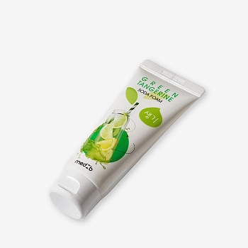 MED:B Пенка для умывания с содой и зеленым мандарином / Med B Green Tangerine Soda Foam 100 мл, фото 2