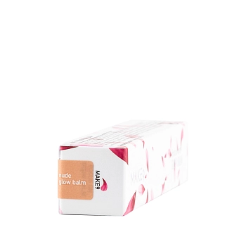 MAKE9 Бальзам для губ экспресс восстановление и питание с витамином Е и ценными маслами, нюд / VEGAN LIP CARE BALM 4 гр, фото 5