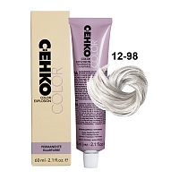 C:EHKO 12/98 крем-краска для волос, платиновый блондин сандре-фиолетовый / Color Explosion Platinum Blond Cendre Violet 60 мл, фото 2