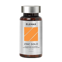ELEMAX Добавка биологически активная к пище Zinc Solo, 500 мг, 60 таблеток, фото 1
