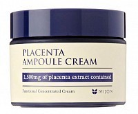 Крем увлажняющий на основе плаценты для лица / PLACENTA AMPOULE CREAM 50 мл, MIZON