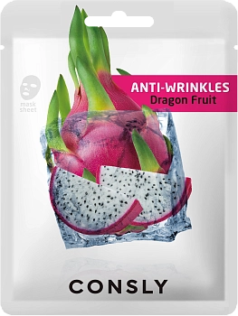 Маска тканевая антивозрастная с экстрактом драгонфрута 20 мл