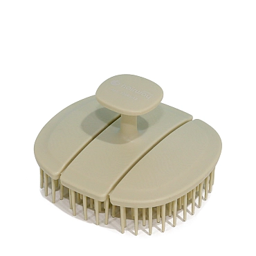 HAIRWAY Массажер для головы 196 штифтов 3-х зонный, оливковый / Hairway