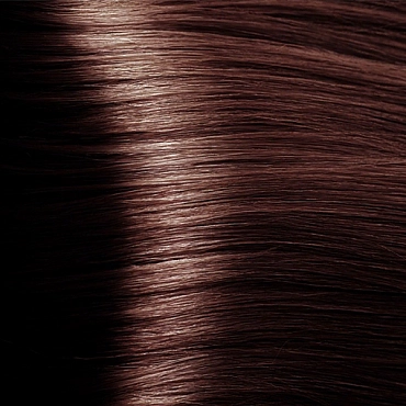 KAPOUS 6.45 крем-краска для волос с гиалуроновой кислотой, темный блондин медный махагоновый / HY 100 мл