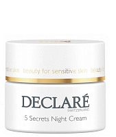 Крем восстанавливающий ночной 5 секретов / 5 Secrets Night Cream 50 мл, DECLARE